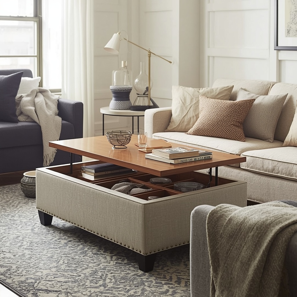 Hidden Storage Ideas for the Living Room