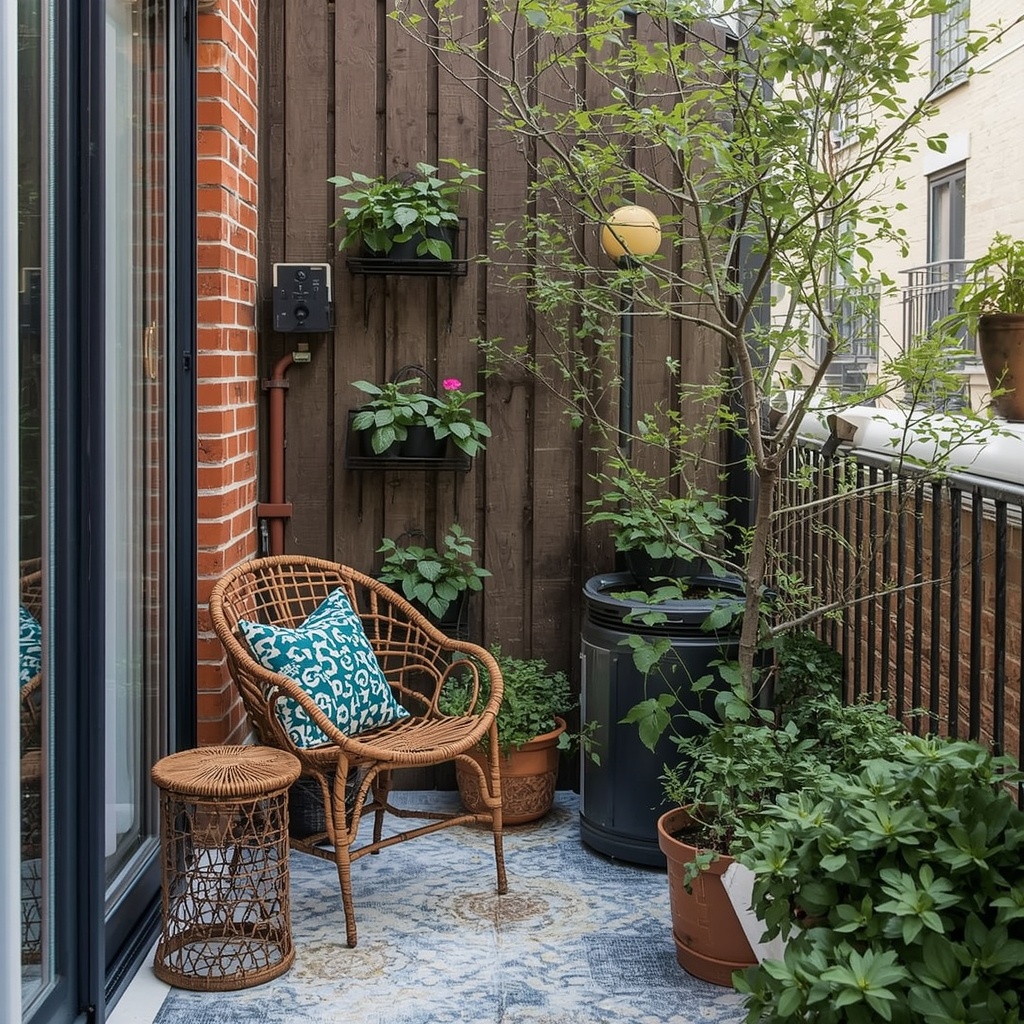 How to Style a Small Balcony into an Outdoor Oasis