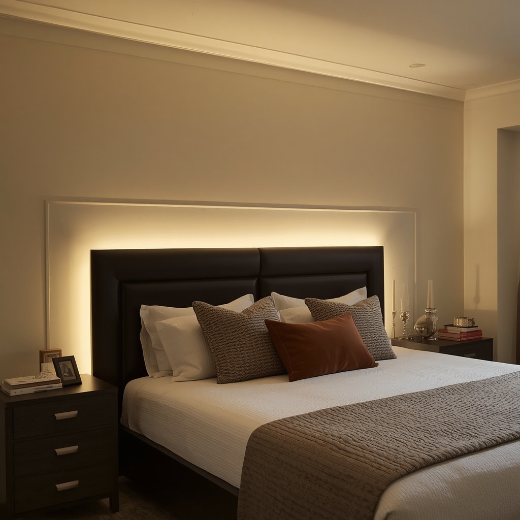 LED Strips and Cove Lighting for Modern Ambiance