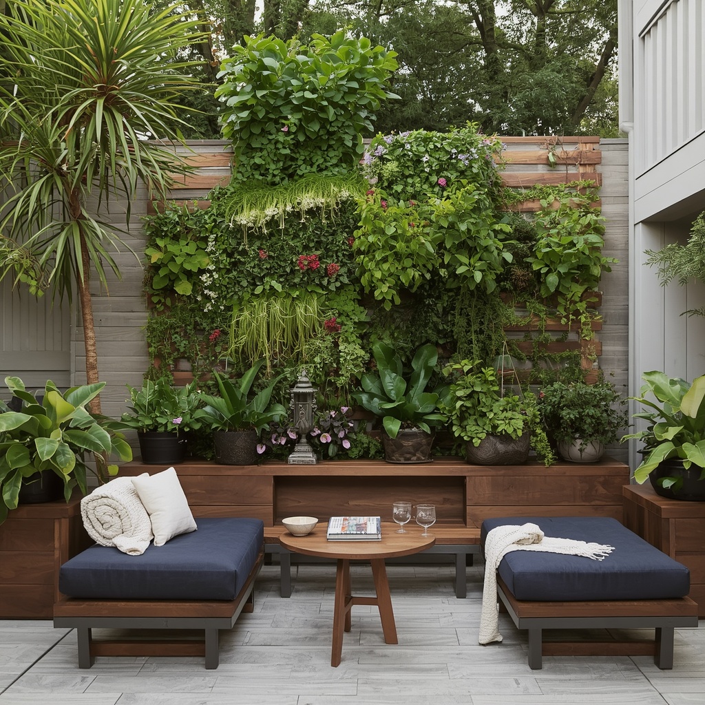 Layer in Greenery with Vertical Gardening