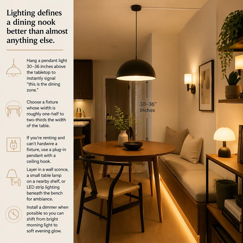 Lighting: Set the Mood Above the Table