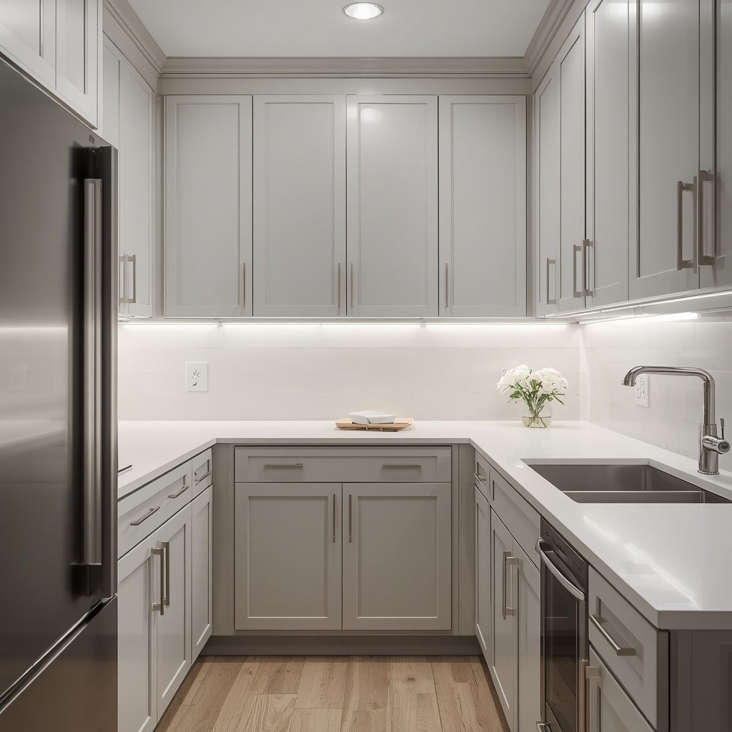 Lighting and Color Tricks That Make a Small Kitchen Feel Bigger