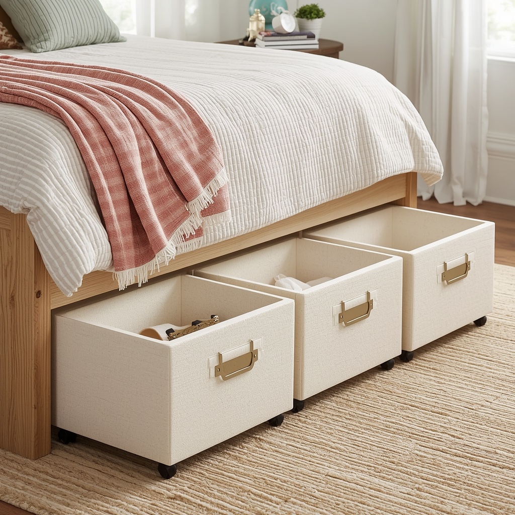 Matching Rolling Drawers for a Built-In Look