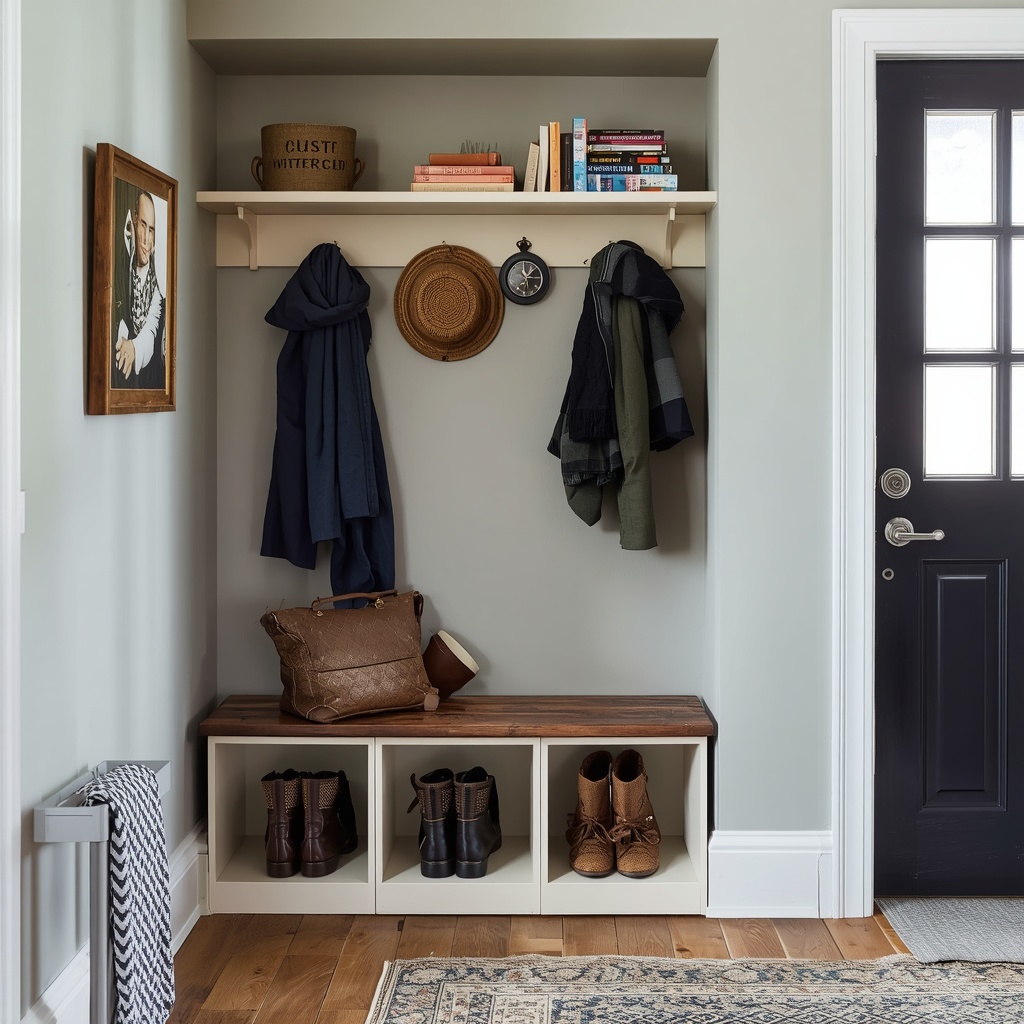 Maximize Entryway Storage in a Small Footprint