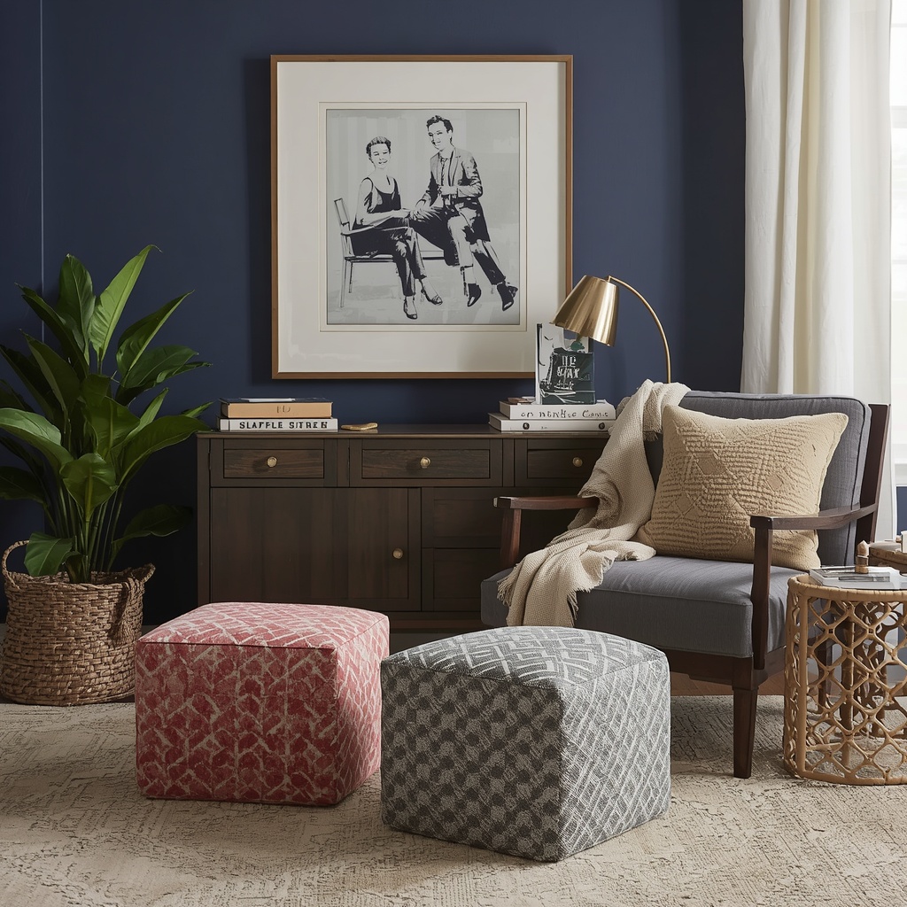 Poufs, Stackable Stools, and Folding Chairs