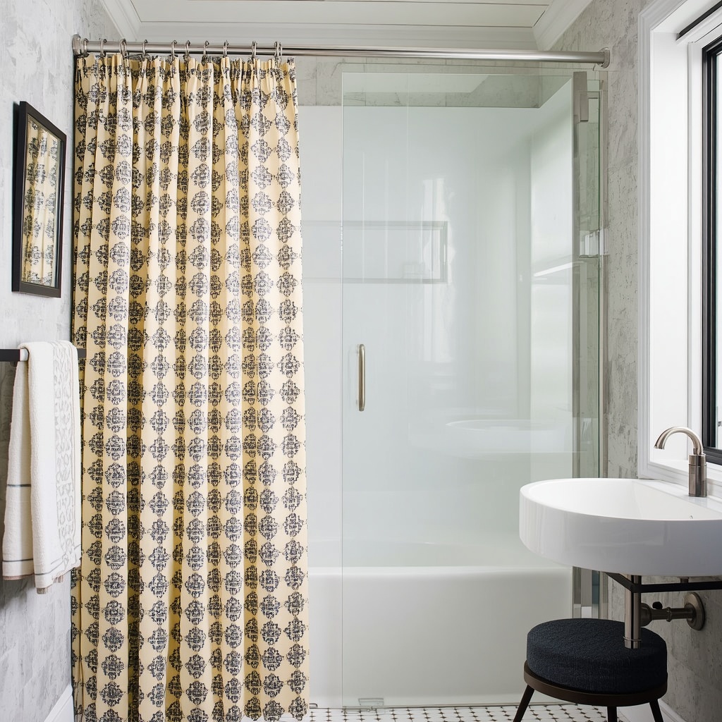 Rethink the Shower: Glass Over Curtains