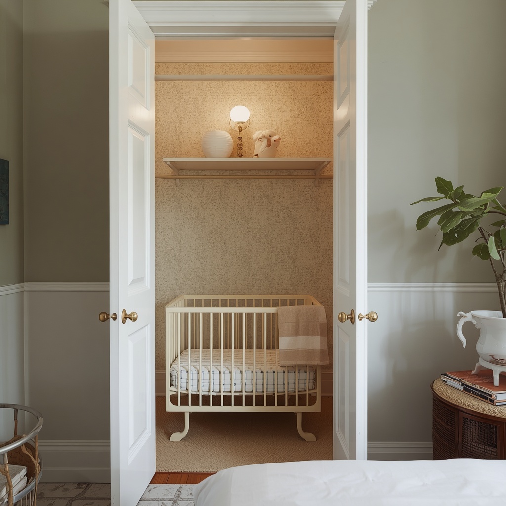 Turn a Closet Into a Nursery Nook