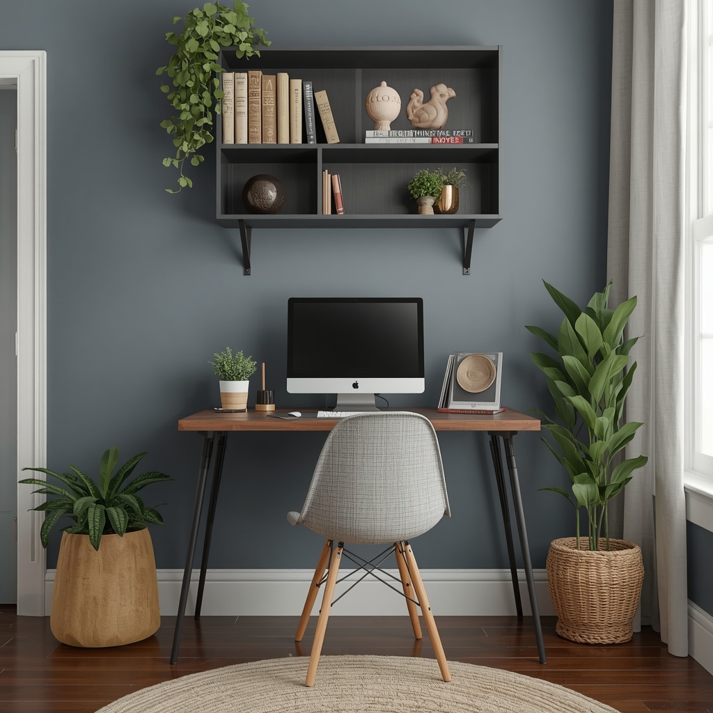 Wall-Mounted Desk Ideas for Small Home Workspaces